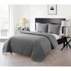 FIONECA Embossed Quilt Set Floral-Geometric Texture Design Stylish Bedding for Master Suite (Includes Quilt + Sham) - 4 of 4