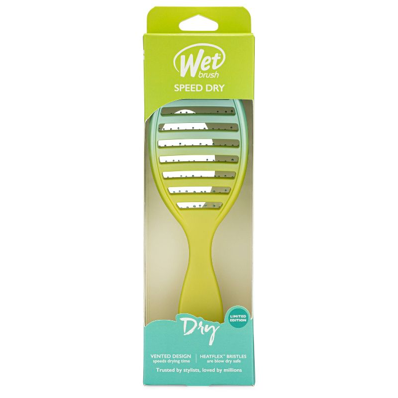 Wet Brush Speed Dry Feel Good Ombre Hair Brush - Green/Blue, 1 of 2