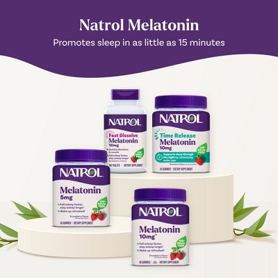 Natrol Melatonin 5mg Sleep Aid Gummies - Strawberry - 140ct