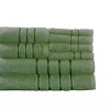 Hastings Home Cotton Bath Towel Set - Green, 8-pc - 2 of 4