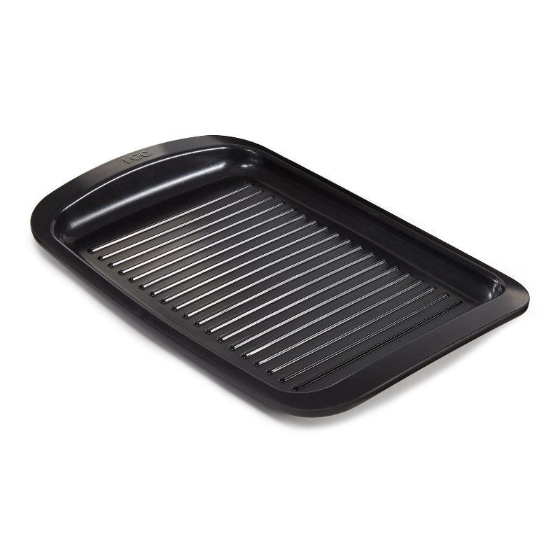 BergHOFF Graphite Non-stick Recycled Cast Aluminum Teppanyaki Grill Plate 12.75", 1 of 7