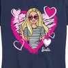 Women's - Barbie - Sketchy Hearts Barbie Short Sleeve Graphic T-Shirt - 2 of 4