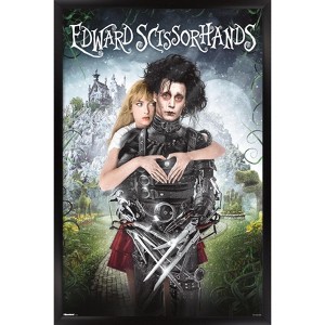 Trends International Edward Scissorhands - Heart One Sheet Framed Wall Poster Prints - 1 of 4