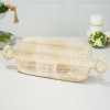 VIP Wood 22 in. White Carved Display Tray - 3 of 4