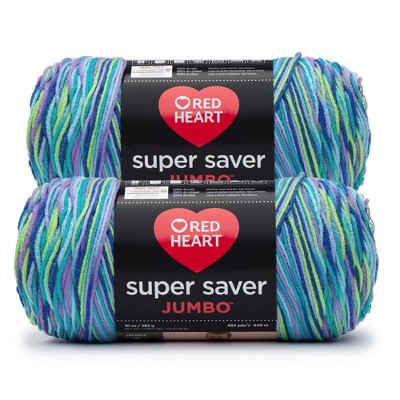 Red Heart Super Saver Yarn 12 Pack-Wildflower