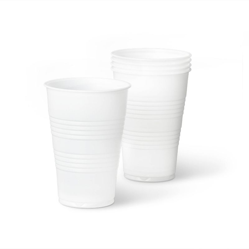 Clear Disposable Cup - 16 fl oz - 50ct - Smartly&#8482;, 3 of 5