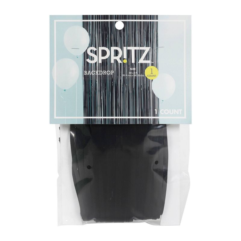 Iridescent Backdrop Black - Spritz&#8482;, 1 of 10