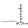 EVERLY JEWELRY | 10k White Gold 1/4 CT TW Diamond Anniversary Band - 4 of 4