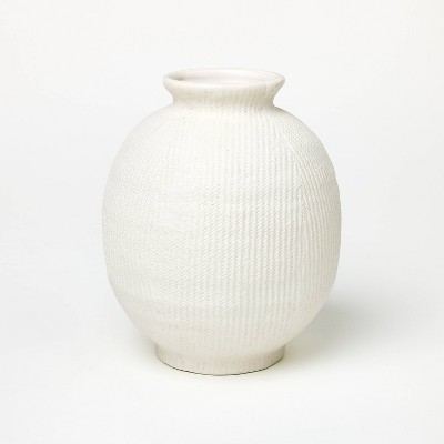 Large Ceramic Rustic Artisan Vase - Threshold™ : Target