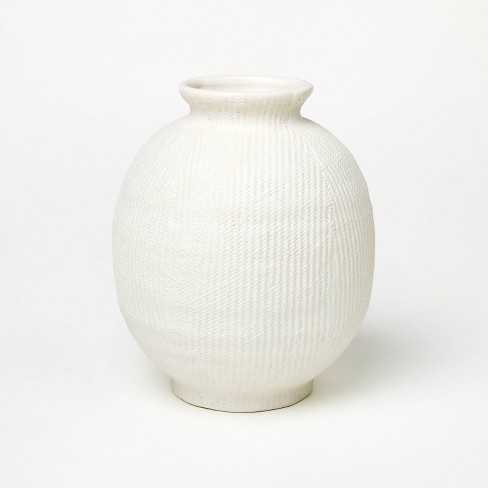 Small Ceramic Rustic Artisan Vase - Threshold™