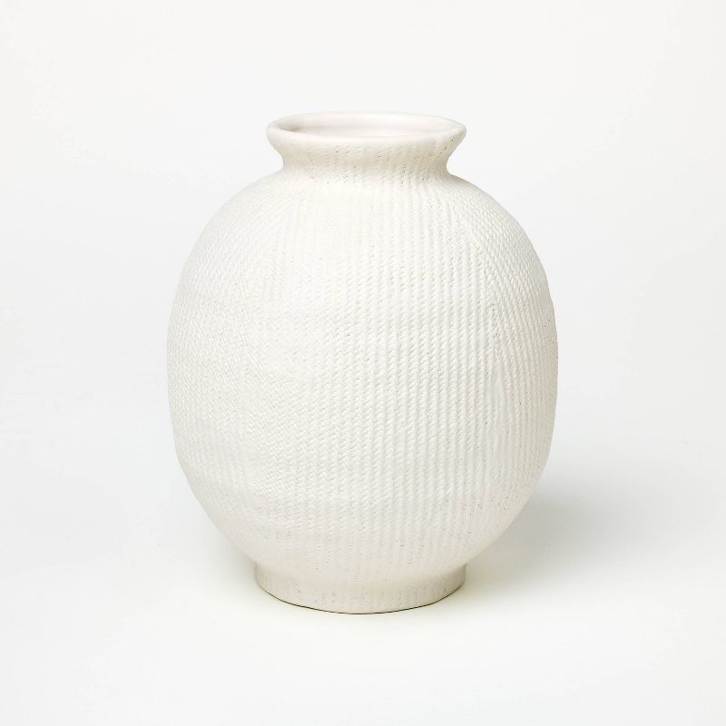 Ceramic Textured Decorative Vase - Threshold&#8482; designed with Studio McGee, 1 of 10
