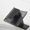 BWE Glass Spout Waterfall Single Hole Single Handle Bathroom Sink Faucet With Pop Up Drain - 3 of 4