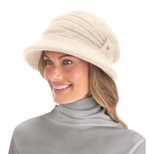 Collections Etc Ribbed Knit Brimmed Hat - 1 of 4