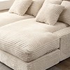 NicBex Couches for Living Room 48.8" Sofa Couch Modern Minimalist Upholstered Sofa Bed Sleeper with 3 Throw Pillows for Apartment - 4 of 4