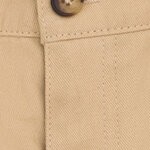 short-sleeve shirt & beige shorts