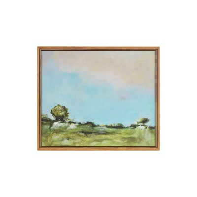 Across The Plains Framed Gel Coated Canvas - Martha Stewart