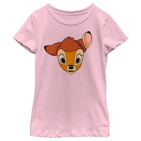 Girl's Bambi Face Portrait T-Shirt - image 1 of 4