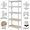 Yaheetech 5 Tiers Boltless Storage Shelf Metal Shelving Unit - 4 of 4