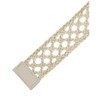 INSPIRE CHIC Womens Braided Woven Hollow Out 1.6" Width Wide Pearl Buckle Bohemian Waist Belts 1Pc - 3 of 4