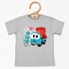 Leo the Truck Leo Name Distressed - Toddler Short Sleeve Graphic T-Shirt - 2 of 3