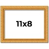 PosterPalooza | 11x8 Wood Antique Frame with UV Acrylic, 4 Finishes: Bronze, Gold, Silver, and Black - 2 of 4