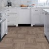 FloorPops 10ct 12"x12" Bungalow Peel and Stick Floor Tiles: Vinyl Bathroom Flooring, Water-Resistant, Wood Style - image 2 of 4