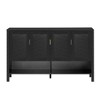 KWPZQEB 55'' Sideboard Buffet Cabinet, Modern Buffet Table Coffee Bar with Adjustable Shelves & Double Hooks for Living Room, Hallway - 3 of 4