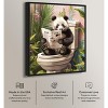 Art Remedy Panda Tropical Bathroom Tropical Bathroom Wall Art Framed - 3 of 4