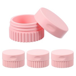 Unique Bargains Silicone Cream Leakproof Travel Decorative Jars 0.68oz 4 Pcs - 1 of 4