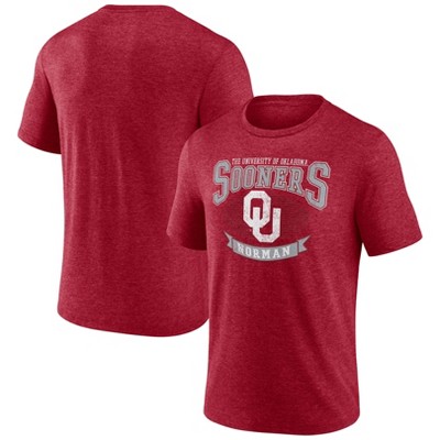 NCAA Oklahoma Sooners Men's Tri-Blend T-Shirt