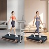 VisioGear Portable Compact Treadmills Under Desk Treadmill for Home, Walking Pad Treadmill, Black & Gray, 39"*21.3"*7" - 4 of 4