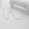 Attop Cross Necklace for Women 14K Gold Silver Plated Dainty Small Cross Pendant Choker Simple Trendy Cute Cross - 2 of 4