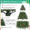 Artificial Christmas Tree, Premium Hinged Spruce Tree with Metal Stand - 4 of 4