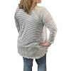 Women's Stripe Raglan Tee - honeyme - 2 of 2