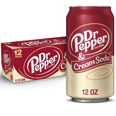 Dr Pepper Cream Soda - 12pk/12 fl oz Cans