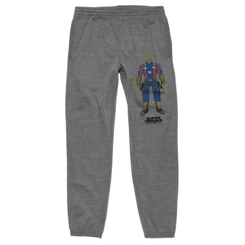 Super Crooks Gladiator Men's Athletic Heather Sweatpants-Small