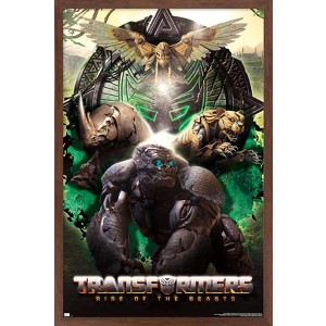 Trends International Transformers: Rise of the Beasts - Maximals Framed Wall Poster Prints - 1 of 4