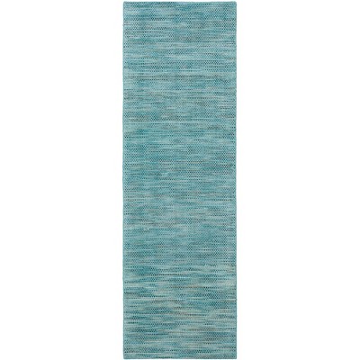 Dalyn Zion ZN1 Teal Area Rug - 2'3" x 7'6" Runner