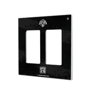 WWE Legends Steel Hidden-Screw Light Switch Plate for Double Rocker - 1 of 4