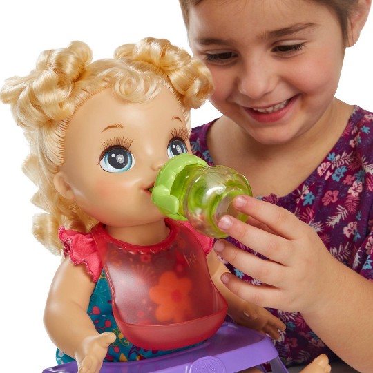 Buy Baby Alive Happy Hungry Baby Doll Blonde Curly Hair For Usd