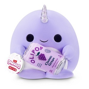 Snackles 8" Narwhal with Olipop Soda Plush - 1 of 4