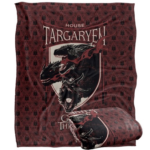 Game of Thrones House Targaryen Officially Licensed Silky Touch Super Soft Throw Blanket 50" x 60" - image 1 of 4