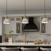 Hudson and Canal 8" Wide Pendant with Metal Shade - 4 of 4