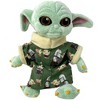 Star Wars The Child Shoulder Baby Yoda Green Mandalorian Print Robe Fits 5" Yoda - 2 of 4