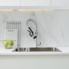 BWE Commercial Restaurant Pull Down Single Handle Deck Mount Pre-Rinse Spray Kitchen Faucet - 2 of 4
