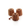 Silikomart Flexible Silicone Bakeware Bordelais Canelle 2.7 Oz, 2.28" Diameter x 1.97" High, 54 Cavities - 2 of 3
