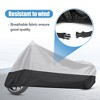 Unique Bargains 180T Waterproof Rain Dust Motorcycle Cover Outdoor Sun Protector - 3 of 4