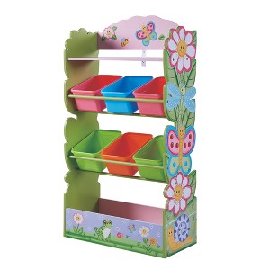 Fantasy Fields Children Magic Garden Wooden Toy Storage Tidy Organiser TD-12710A - 1 of 4