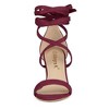 Allegra K Women's Back to College Open Toe Lace Up Chunky High Heels Strappy Sandals - 2 of 4