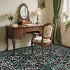 Floral Area Rugs for Living Room Bedroom Indoor Soft Low Pile Non-Slip Rug Farmhouse Rug Home Decor - 3 of 4